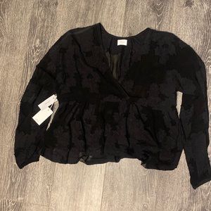 Aritzia Black blouse